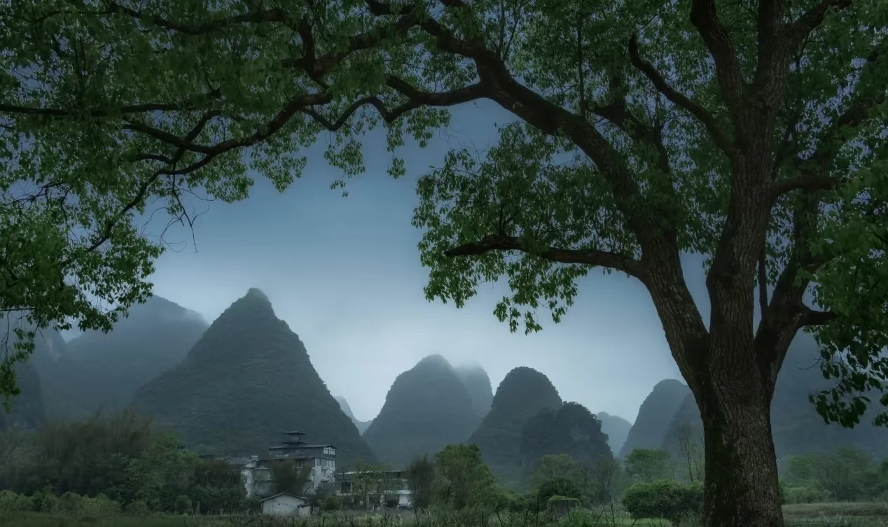 Longji and Guilin route view