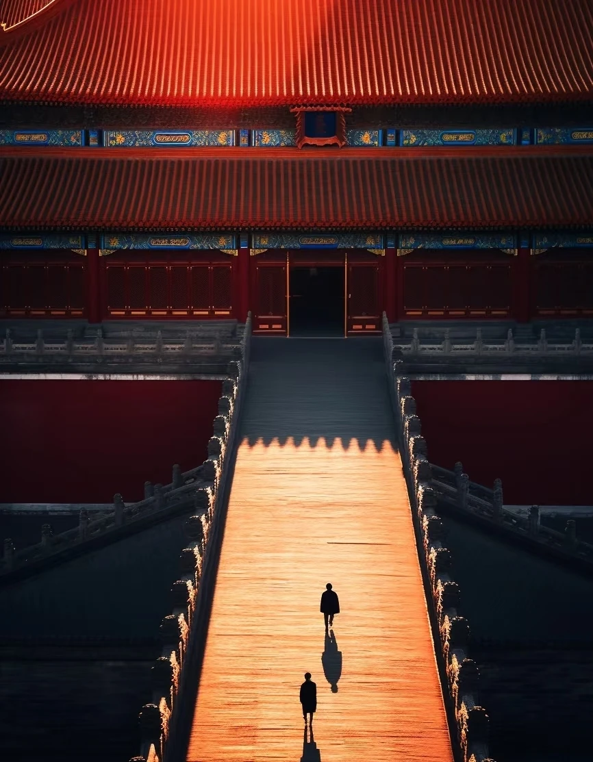Chinese landscape route